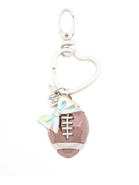 Betsey Johnson Brown Football
Bow Keychain Bag Charm